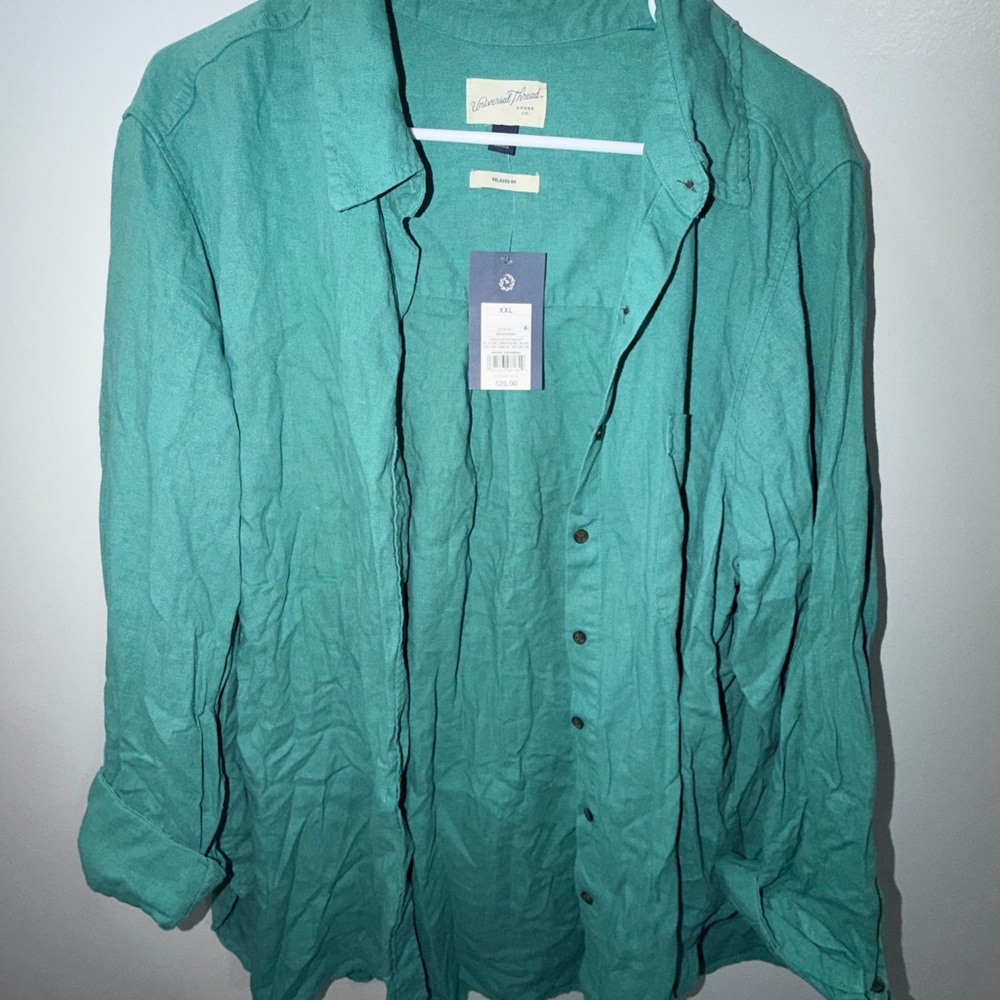 Universal Thread Teal Button Down Shirt